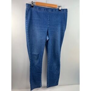 Kim Rogers Jeans Women's Size 12 Blue Size Zip‎ Straight Stretch